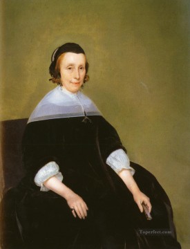  Christian Canvas - Borch Gerard ter Portrait Lady Christian Filippino Lippi